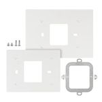 ANTOBLE THP2400A1027W Thermostat Wall Plate Backplate White Coverplate Assembly Compatible with Honeywell Thermostat