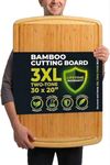 Greener Chef Extra Large Bamboo Cutting Boards for Kitchen (One Size)