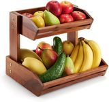 HOLANA Acacia Wood Fruit Basket - 2