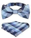 Enlision Bow Ties for Boys Men Blue