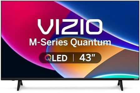 VIZIO 43-inch MQ6 Series 4K QLED HDR Smart TV w/Dolby Vision, WiFi 6E, Bluetooth Headphone Capable, AMD FreeSync & Alexa Compatibility, M43Q6M-K04, 2023 Model