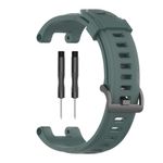 Wei International Replacement Sporty Silicone Strap Band For Amazfit T-Rex/Amaz fit T-Rex Pro Smart Watch Only For Men Women Boys and Girls [ Not for Any Other Models] (Green)