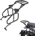 REARACE Motorcycle Rear Luggage Rack + Saddlebag Rack Set Compatible with Husqvarna Svartpilen 200/250/401 2020-2023, Svartpilen 125 2021-2023, Vitpilen 250/401 2022-2023