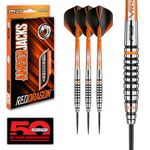 RED DRAGON Amberjack 14: 25g Tungsten Darts Set with Darts Flights & Dart Stems (Shafts) – Professional 90% Tungsten Premium Darts Set – Available in 22g, 23g, 24g, 25g, 26g, 27g, 28g, 30g