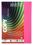 BRUSTRO Copytinta Coloured Craft Paper A4 Size 80 GSM Pink Shade (FUCSIA), 30 Sheets Pack. Double Side Coloured for Office Printing, Art, Origami, Craft.