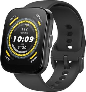 Amazfit Bip 5 Smart Watch, 46mm, Bluetooth Calling, Alexa Built-in, GPS Tracking, 10-day Long Battery Life, Health Fitness Tracker With Heart Rate, Blood Oxygen Monitoring - Black