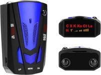 Vehicle Mounted Radar Speed Warning Device: 360 ° Surround Detection, CT/K/KA/LA Full Band Coverage, LED Digital Display+Voice Alarm, Plug and Play Driving Assistant