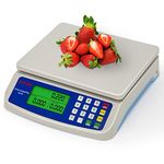 Digital kitchen scale 25kg with LCD Display Commercial Food scales for Baking Bread Cooking and Meal Prep Counting Scale(Capacity : 25kg-1g)