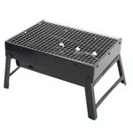 BBQ Barbecue Grill, Portable BBQ grill easy-to-use, Foldable Charcoal Grill for Outdoor, Stainless Steel Smoker BBQ for Picnic, Garden Terrace, Camping, Travel, Hiking