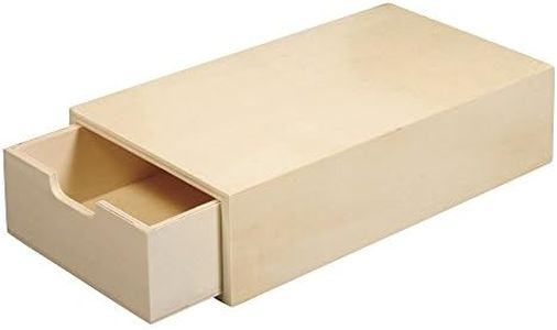 Rayher Caja madera compartimento interior extraíble, 20x10x5 cm, personalizable, 62601000