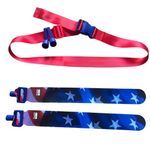 Palick Flag Football PRO Belt Accesories, Palick Usa Flag Football Complete Belt (Belt, Poppers and Flags), One Size