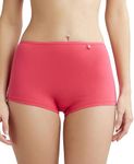 Jockey Women's Cotton Boyshorts (Pack of 1) (SS04_Ruby_Small_Ruby_S)