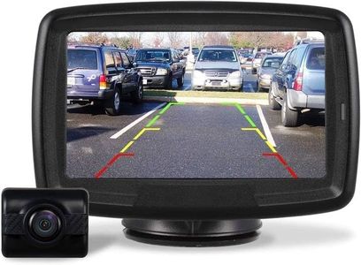 AUTO-VOX Wireless Backup Camera W2 - No Delay Stable Digital Signal Rear View Camera - Back Up Camera with HD Night Vision & Waterproof - Easy Install Backup Camera for Car, Pickup, SUV, Van, Truck