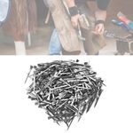 250PCS Horseshoe Nails, Horseshoes Equipment Equestrian Sport Equipment Horse Training Supplies Tool 2.1 Inch E6 Hoof Nails for Horse Race