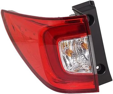 Go-Parts - LED Outer Tail Light Assembly for Honda Pilot 2019-2022, Left (Driver), Suitable for Elite, EX, EX-L, LX, Special Edition, Touring Models, Replacement 2020 2021