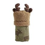 Mud Pie Baby Moose Swaddle and Hat 