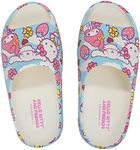 Bioworld Hello Kitty Character Toss Floral And Cloud Art Women's Slides-Medium