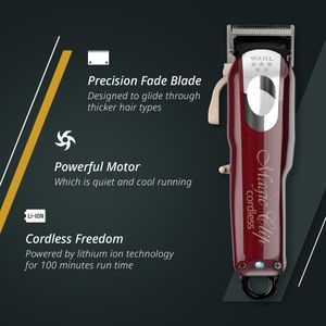 Wahl 5 Star Cordless Magic Clip Hair Clipper – Professional Barber Tool