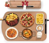 Warming Mat for Food, VEPOKA Food Warmer Mat for Countertop, Electric Warming Tray with 7 Temp Levels & Auto Shut-Off, Food Warmers for Parties, Ideal Gift for Kitchen & Buffet Use