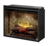 Dimplex Revillusion® 30" Built-In Electric Firebox (Model: RBF30), 4435/6739/8786 BTU, 120/208V/240 Volt, 1375/1975/2575 Watt, Black