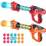 Shooting Game Toy for Age 6, 7, 8, 9, 10+ Years Old Kids, Girls, Boys - Foam Ball Popper Air Guns Toy & 36 Foam Bullet Balls, Sniper Kids Gun Toy Indoor Outdoor Yard Games, Xmas Gift Idea for 6-12+