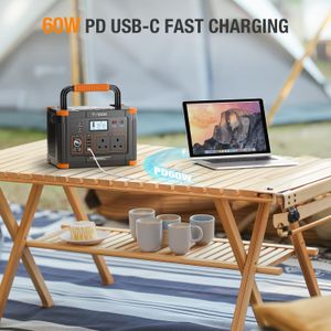 GRECELL 1000W Portable Power Station – 999Wh Solar Generator, 2 AC Outlets, 10-Port Backup for Camping & Emergency