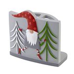 Avanti Linens - Toothbrush Holder, Christmas Bathroom Accessories (Gnomes Walk Collection)