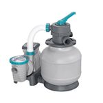 Bestway Pool Sand Filter, 2.200 gal, Compatible with Filter Balls, Sand Filter Pump for Above Ground Pools