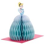 Hallmark Paper Wonder Disney Pop Up Birthday Card, Encouragement Card, All Occasion Card (Honeycomb Cinderella)