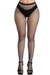 DUCMODA Womens High Waist Fishnet Tights Sexy Stockings Thigh High Sheer Pantyhose-Mini Net