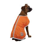 Zack & Zoey Polyester Nor'easter Dog Blanket Coat, Large, Orange