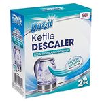 Duzzit Kettle Descaler Limescale Remover Easy To Use Drop In Sachet, Blue, (Pack Of 2)