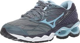 Mizuno Women's Wave Creation 20 Running Shoe, Graphite-Cool Blue, 9