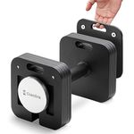 Eisenlink Adjustable Dumbbell, 50lbs Single, 5pound Increments,Quick-Lock Adjustable Dumbbell Ergonomically Square Weight with Anti-Slip Steel Handle Home Gym Fitness (50lbx1)