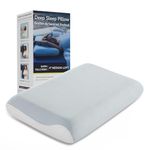 【Hotel Collection】 Memory Foam Pillow for Sleeping, Cooling Pillow with PCM Cover, Ergonomic Neck Support Pillow for All Sleep Positions, Soft Supportive Bed Pillow, Blue Grey, Queen (30"x16.5"x3.9")