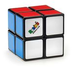 Rubik’s Mini 2x2, 2x2 Classic Color-Matching Puzzle, Pocket Size Brain-Teasing Puzzle Toy, Packaging May Vary