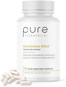 Glutathione Gold - 60 Vcaps (2 Month Supply) 200mg of S-Acetyl-Glutathione *PER Capsule* Efficient Once a Day Dosage | Patented Acetylated Form of Glutathione | Supports Antioxidant Activity