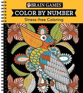 Brain Games® Color by Number: Stress-Free Coloring (Orange)