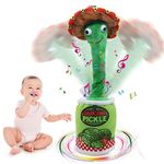 Nihouta Dancing Pickle, Dancing, Sings, Repeats Mimicking Cactus Talking Pickle Toys for Toddler Toys Plush Interactive Toy 60 Children's English Songs Musical Birthday Gift Toys