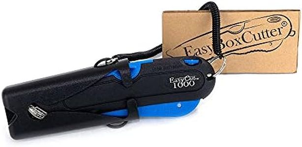 EZ Box Cutter 1000 Series EZ Cut / Easy Safety Box Cutter Blue Color by Easy Cut