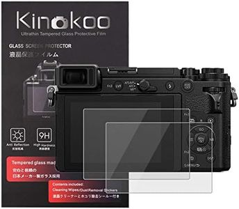 Panasonic GX9 Protection d'écran, kinokoo 0.25mm 9H Dureté Verre Trempé Film Compatible pour Panasonic GX9/GX7 Mark II Appareil Photo Numérique sans Bulles/Anti-Rayures (Paquet de 2)