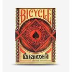 Fournier Bicycle Vintage Playing 1 Deck, Air Cushion Finish, Professional, Superb Handling & Durability, Gift for Card Collectors, Black & Red