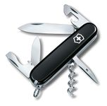 Victorinox Swiss Army Knife - Spartan - 12 Functions, Multitool - Black, 91 mm (1360330)