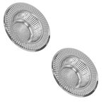 POLOSTAR Stainless Steel Sink Strainer New Slice Design One Piece No Joint Free Flow Kitchen Drain Basin Basket Filter Stopper Drainer/SS Sink Jali (4.33 Inch / 11 cm) Pack of 2