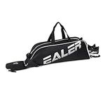 EALER Baseball Bat Tote Bag & T-ball, Softball Equipment Bag - Gear for Kids, Youth, and Adults Holds Bat, Helmet, Glove, Cleats, Shoes and More（Black）