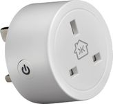 Knightsbridge Smart WIFI Plugs with Energy Monitoring - Certified works with Amazon Alexa & Google Assistant, no hub required, with standby wattage 0.3W