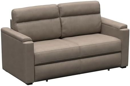 Thomas Payne Signature Heritage Series 68" Driftwood RV Rest Easy Sleeper Sofa with Easy-to-Use Fold-Out Mechanism, 81" Bed Depth - 2024044352