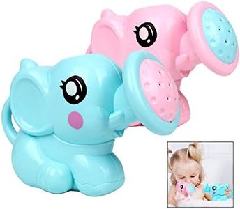 XLKJ 2 pezzi Giocattoli da Bagno Neonato,Gocattoli da Acqua Carino Piccolo Elefante Annaffiatoio Sprinkler Doccia per Bambini Regali