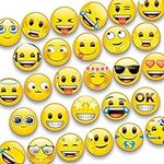 MORCART 28PCS Emoji Fridge Magnets 