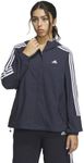 Adidas JSY08 Women's Hoodie, Seasonal, Sportswear, Loose Fit, Denim Look, Cross Jacket, Legend Ink (IM8710), L